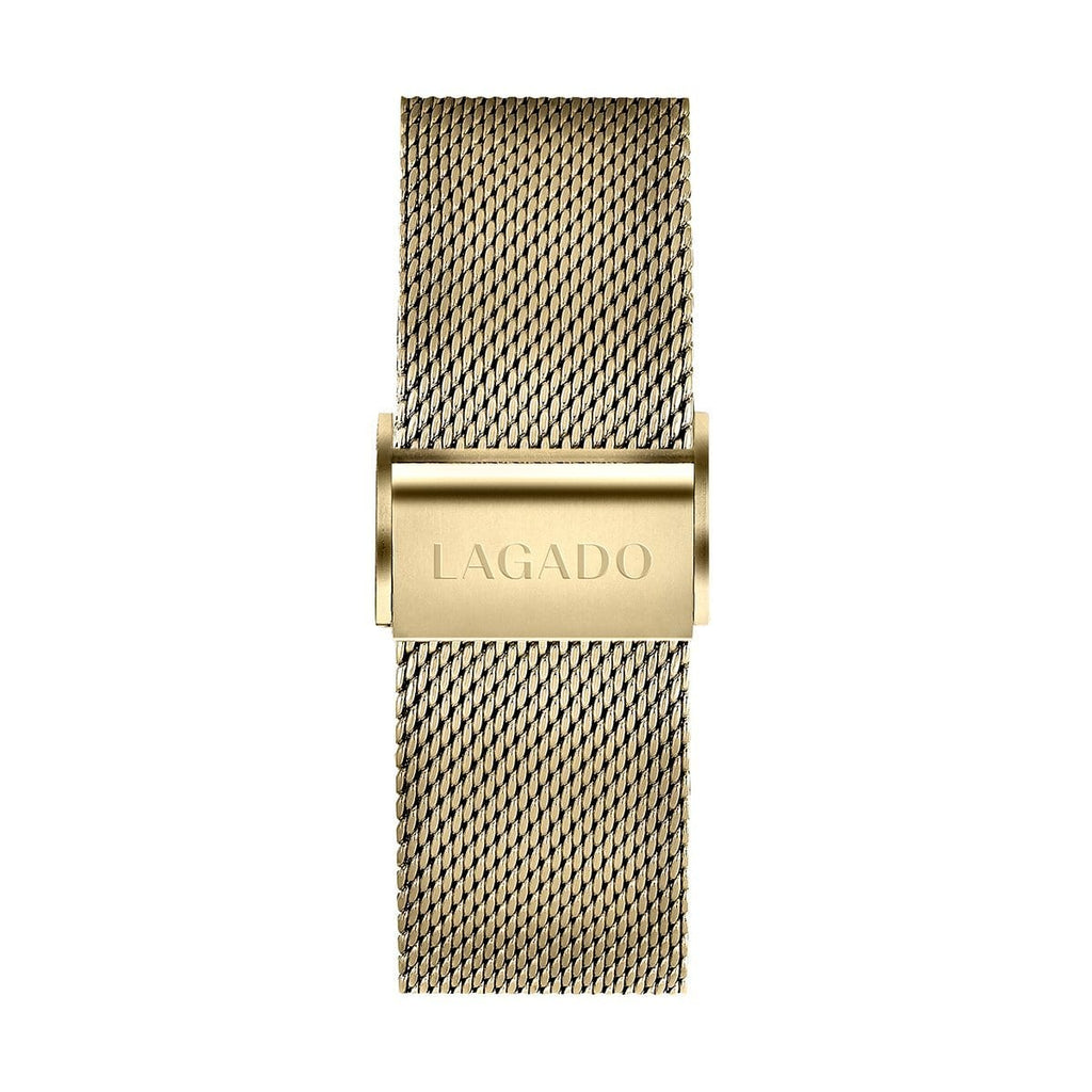 Khaki Gold Mesh-Lagado Watches